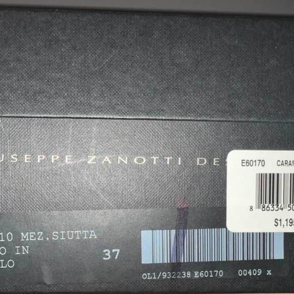 GIUSEPPE ZANOTTI COLINE 110 NIB Cage Suede Sandals Size 37 (Orig. $1195) - Picture 9 of 12